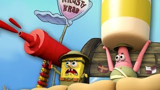 Spongebob Movie Animated Krusty Krab Siege Animation [upl. by Engapmahc]