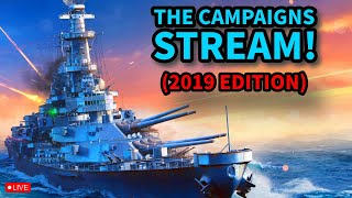 Playing Campaign Ships in the Order they Launched in World of Warships Legends [upl. by Anilam]