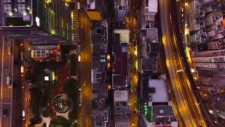 City Life Drone Video City Center Roads And Streets [upl. by Oeramed]