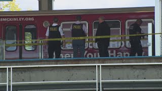 CTA Blue Line shooting Four dead after being shot while sleeping mayor says [upl. by Mathias828]