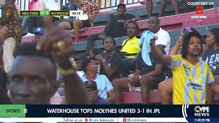 Waterhouse Tops Molynes United 31 In JPL  News at 7 PM  CVMTVNews [upl. by Miguelita791]