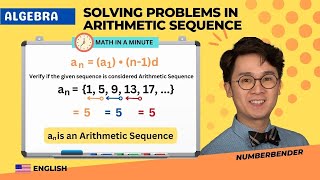 Evaluating Arithmetic Sequence in Filipino  ALGEBRA  PAANO [upl. by Anaer410]