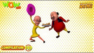 Motu Patlu  Non stop 3 episodes  3D Animation for kids  149 [upl. by Ruy]