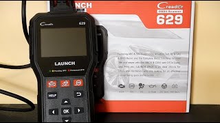 Launch Tech Creader CR629 OBD2 Diagnostic Scan Tool  HOW TO UPDATE THE SOFTWARE ON THE TOOL [upl. by Adyam]