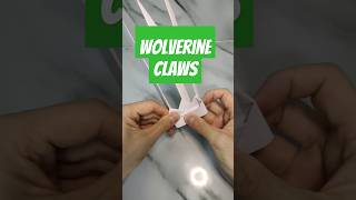 Wolverine claws origami  diy how to male paper claws shortvideo [upl. by Grosz]