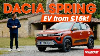 NEW Dacia Spring review – the CHEAP electric car we’ve been waiting for  What Car [upl. by Lukash]