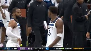 Anthony Edwards hits crazy DAGGER vs Kings to spoil DeAaron Fox 60 points [upl. by Kohsa]