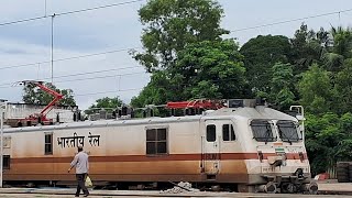 Mega Offlink BGKT WAP7 with 06452 Alappuzha Ernakulam Passenger special [upl. by Burton893]