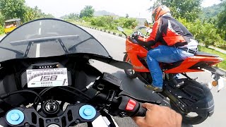 Apache RR 310 VS R15 V4  RACE [upl. by Gene83]