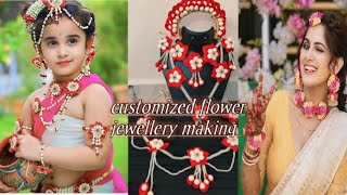 customized flower jewellery making decoration jewellerydesign fashion SaiSiritalks [upl. by Kurt]