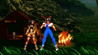 Mugen  Arina Makihara Vs Lucy Fernandez 2 Rounds Kof Fight [upl. by Klimesh]