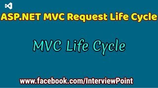 ASPNET MVC Life Cycle  ASPNET MVC Request Life Cycle  Interview Question [upl. by Aerdnuahs]