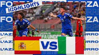 Highlights SpagnaItalia 23  Under 19 EURO 2023 [upl. by Cormac]