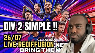 🔴 eFootball 2024 live  La div 2 est a MOOIII  Ps5 [upl. by Ettennahs]