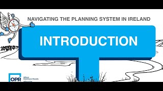 Navigating the Planning System in Ireland Introduction [upl. by Ahseinad]