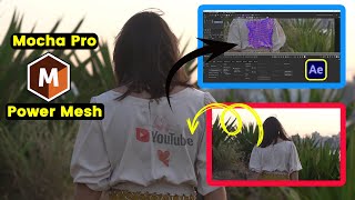 After effect Mocha pro Power Mesh  Tutorial in Hindi  aftereffects editing tutorial [upl. by Ttocs]