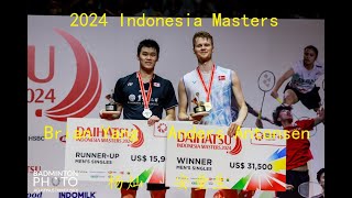 2024 DAIHATSU Indonesia Masters 500｜Anders Antonsen DEN vs Brian Yang CAN ｜ Final [upl. by Pope326]