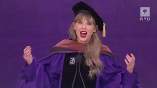 NYUs 2022 Commencement Speaker Taylor Swift [upl. by Kettie791]