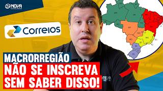 CONCURSO CORREIOS NÍVEL MÉDIO 2024 ENTENDA TUDO SOBRE AS MACRORREGIÕES [upl. by Animaj]