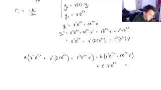 Solving ODE with Auxiliary Equation  Two Real Roots and One Real Root [upl. by Sidras]