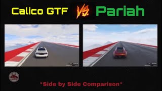 GTA 5  Calico vs Pariah  Top Speed Drag Test Fully Upgraded LS tuners update [upl. by Chuipek309]