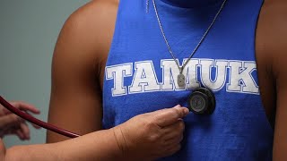 Newly renovated health facility at TAMUK now seeing patients [upl. by Akerdnuhs]