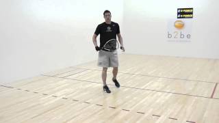 Drive Serve To The Backhand from CCRacquetballcom [upl. by Okeim]