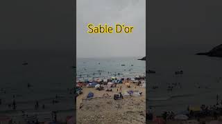 Sable dor 🏊🤽 beach shorts algeria tourism annaba algerie landscape [upl. by Aryad]