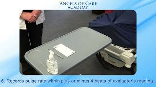 CNA Skill Counting and Recording the Radial Pulse [upl. by Meekahs]