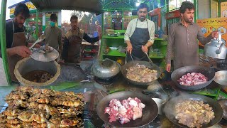 Shinwari karahi Recipe  Shinwari tekka  Afghani Traditional street food  Lunch in Jerga [upl. by Attelrac412]