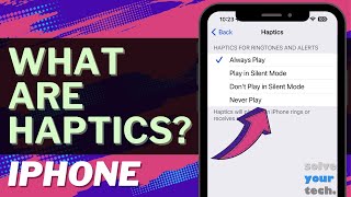 What Are Haptics on iPhone [upl. by Tarrel]