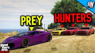 ZENTORNO vs HELLFIRES  GTA 5 ManHunt [upl. by Dougherty]