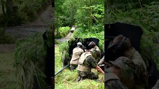 Anti tank paintball cannon protecting a ford agains vehicles paintball milsim artillery [upl. by Hcib]