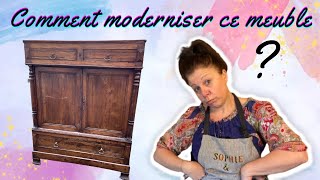 RELOOKING D’UN BUFFET DE A à Z  Transformation étape par étape de ce vieux meuble  avantaprès [upl. by Auqkinahs951]