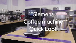 SIEMENS EQ700 TP705GB1 Smart Bean to Cup Coffee Machine [upl. by Helsa]