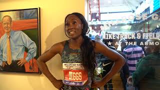 Talitha Diggs Runs First 300m As Pro In 3621 At Millrose Games 2024 [upl. by Korb258]