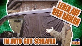 Gut im Auto Schlafen  Isolation Verdunkelung Belüftung  Pajero 4x4 Reisemobil  Leben 4 Rädern [upl. by Jean-Claude]