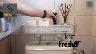 Easy Fit ToiletTop Bathroom Shelf  Nodrill Bathroom Storage Sollution [upl. by Guy]