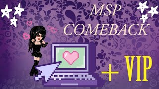 BUYING VIP  MOVIESTARPLANET MAKING A COMEBACK [upl. by Einohtna]