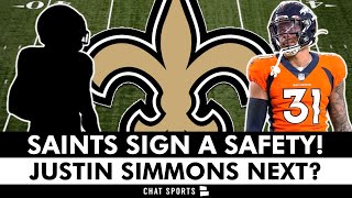 SAINTS NEWS New Orleans Saints Sign Roderic Teamer Is Justin Simmons Next [upl. by Mirabel]