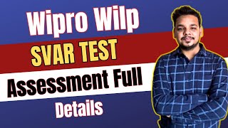 Wipro SVAR Assessment Test  Important things to Keep in Mind for Wipro Wilp SVAR Exam  Details [upl. by Olemrac678]