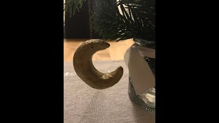 DIY Paper Mache Xmas tree ornaments [upl. by Ardnusal]