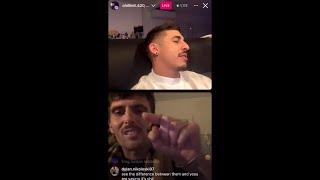 Huski Chillinit BEEF instagram live FULL [upl. by Anilad]