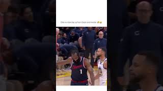 Smoothest most nonchalant dap in history 🤣 shorts stephcurry jamesharden [upl. by Schear106]