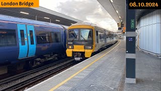 Trains at London Bridge 08102024 [upl. by Weitman]