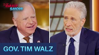 Tim Walz on 2024 Election Harris Campaign’s “Big Tent”  The Daily Show [upl. by Halverson]