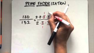 EP simplifying fractions using prime factorization [upl. by Kipton]