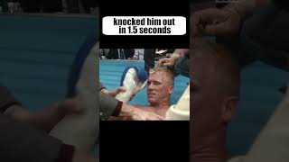 The fastest KNOCKOUT in boxing HISTORY Even Mike Tyson couldn’t pull THAT off shorts [upl. by Fredia437]