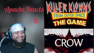 Killer Klowns and The Crow 2024 Trailer reactions with Apache [upl. by Neelahtak]