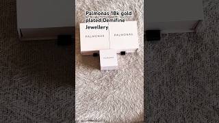 Palmonas 18k Gold plated is real😱Demifine Jewellery shorts palmonas jewellery jwellery unbox [upl. by Aceber]